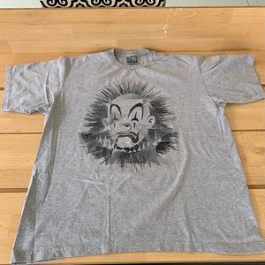 Joker face gray tee shirt with joker 3XL
